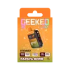 Papaya Bomb MKX Geeked 3G review MKX Papaya Bomb disposable 3g Hybrid 3 gram THC vape MKX Geeked series flavors Tropical THC disposable pen