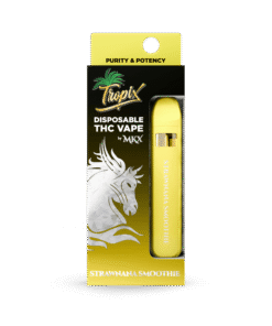 MKX Strawnana Smoothie Disposable Strawnana Smoothie disposable vape info portable disposable vaporizer pre-filled disposable device single-use vape guide