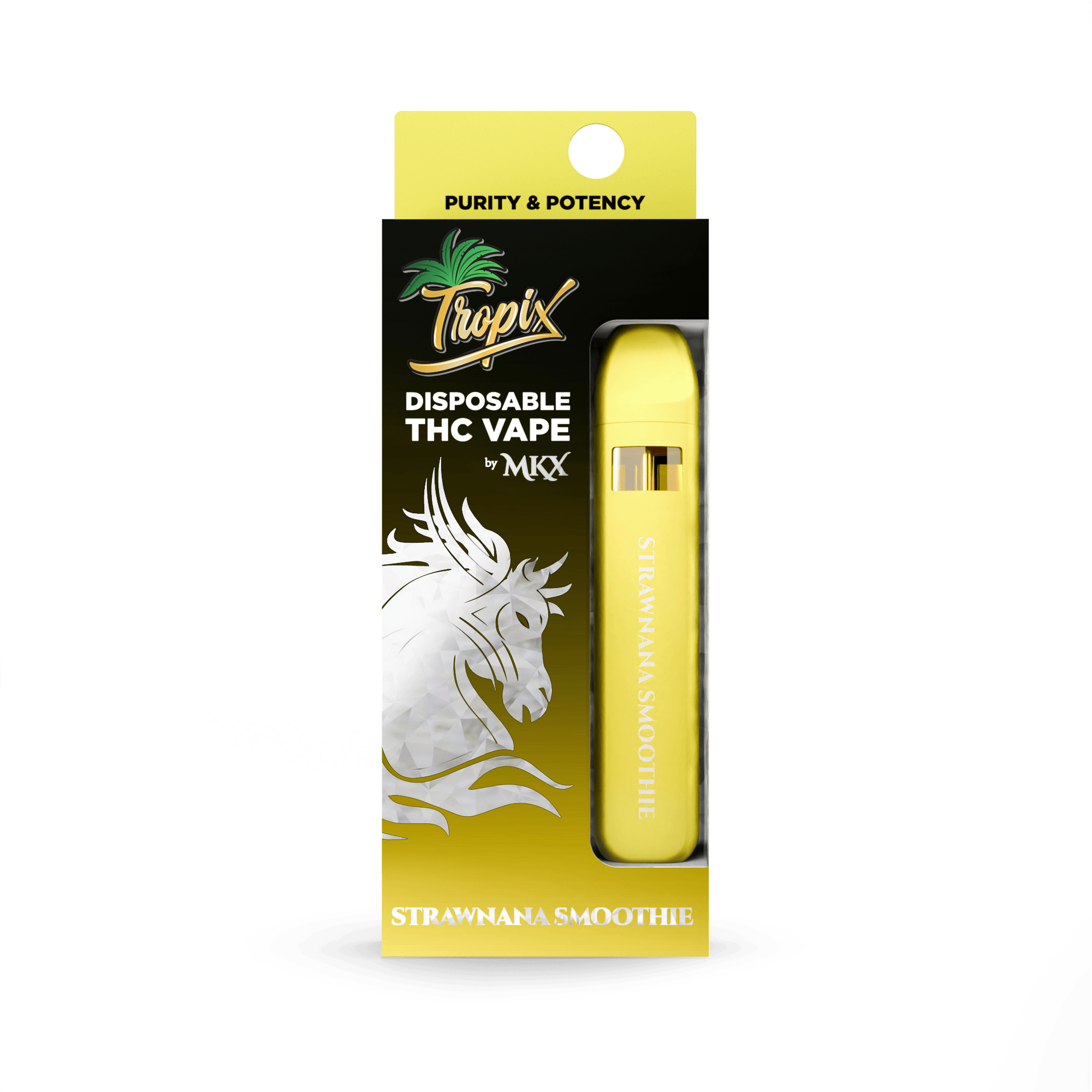 1768400086-tropix_strawnana_smoothie_shadow MKX Strawnana Smoothie Disposable Strawnana Smoothie disposable vape info portable disposable vaporizer pre-filled disposable device single-use vape guide