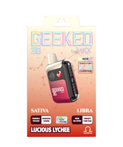 Luscious Lychee MKX Geeked 3G review MKX Lychee disposable 3g Tropical 3 gram THC vape MKX high capacity disposable MKX Geeked 3G flavors