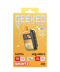 Gruntz MKX Geeked 3G review MKX Gruntz disposable 3g Hybrid 3 gram THC disposable MKX Geeked series flavors Gruntz THC vape pen MKX high capacity disposable
