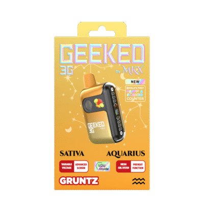 Gruntz MKX Geeked 3G reviewMKX Gruntz disposable 3g Hybrid 3 gram THC disposable MKX Geeked series flavors Gruntz THC vape pen MKX high capacity disposable